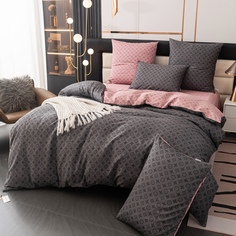 Постельное белье VIVA-HOME TEXTILE сатин евро на молнии