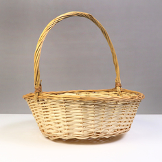 Корзина плетеная, 44 х 1540 см, ива No Brand