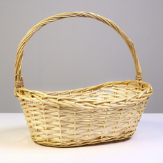 Корзина плетеная, 38 х 3015 х 12 х 38 см, ива No Brand