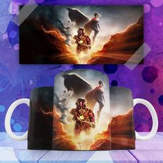 Кружка Флэш The Flash Барри Аллен фильм с принтом 330 мл No Brand
