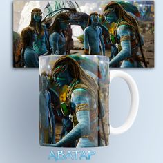 Кружка с принтом Аватар семья Джейка Avatar Путь воды No Brand