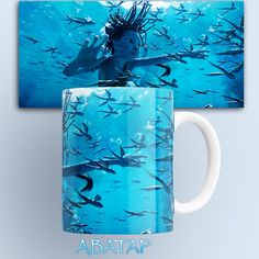 Кружка с принтом Аватар Тук Avatar Путь воды 330 мл No Brand