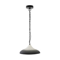 Светильник подвесной Bergenson Bjorn Sustainable, 44х19 см, черный белый
