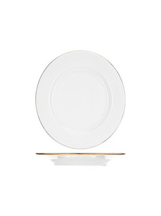 Тарелки десертные Добрушский фарфоровый завод 6 шт Голубка 17,5 см белый