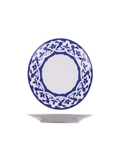 Тарелки десертные Добрушский фарфоровый завод 6 шт Идиллия-Восток 17 см белый