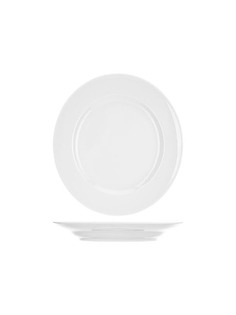 Тарелки десертные Добрушский фарфоровый завод 6 шт Идиллия 24 см белый