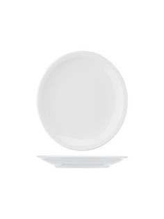 Тарелки десертные Добрушский фарфоровый завод 6 шт Катя 21 см белый