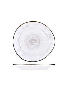 Тарелки десертные Kunstwerk 2 шт Pastoral 17,5 см серый