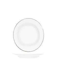 Тарелки обеденные Добрушский фарфоровый завод 2 шт Идиллия 26,5 см белый