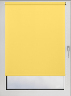 Рулонные шторы FRANC GARDINER Shantung 70х160 см на окно желтый