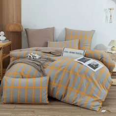 Постельное белье VIVA-HOME TEXTILE 2 спальный, 4 наволочки