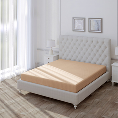 Простыня на резинке Волшебная Ночь, 180х200см, Caramel mousse, 789243