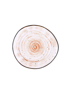 Тарелки десертные Kunstwerk 4 шт Pastoral 17,5 см оранжевый