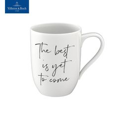 Кружка для чая и кофе Villeroy & Boch 340 мл, The best is yet to come, Statement