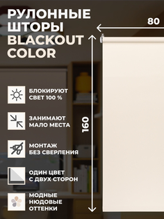 Рулонные шторы FRANC GARDINER блэкаут Color 80х160см