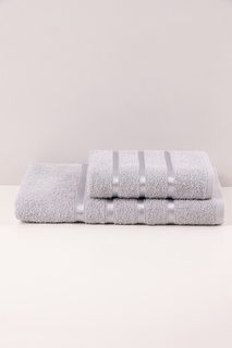 Полотенце махровое Safia Home ORION, комплект 40*70, 70*130, серый
