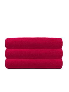 Махровое полотенце TCStyle 16.47R-3, 70х140, бордовое, 3 шт.