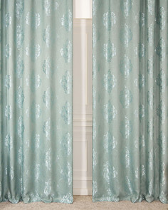 Шторы с вензелями Evrika Home 400x240 Ренессанс Хром