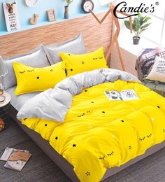 Комплект постельного белья Candies с простыней на резинке