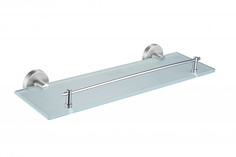 Полка Rainbowl 2253-3 LONG с ограничителем стекло 40см хром