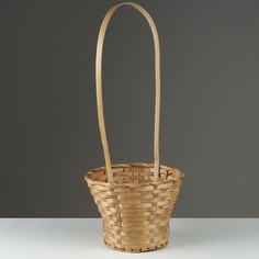 Корзина плетеная, D23х1753см, бамбук No Brand