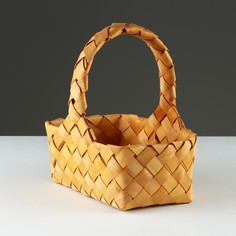 Корзина плетеная 24 x 13,5 x 9,525 см, секвойя No Brand