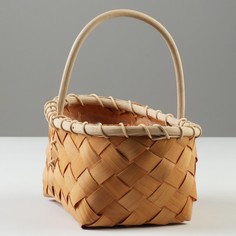 Корзина плетеная, 23,5 x 14 x 9,5 x 1221 см, секвойя No Brand