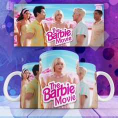 Кружка с принтом барби barbie марго робби и райан гослинг 330 мл No Brand
