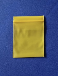 Пакеты 6х7 см, с замком Зип Лок, плотность 100 мкм, желтые, 150 шт. No Brand