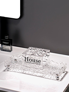 Подставка Bravostyle для зубных щеток пасты и косметики прозрачная