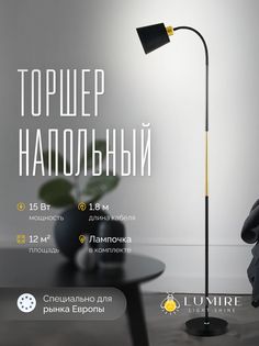 Торшер напольный Lumire FLL8B