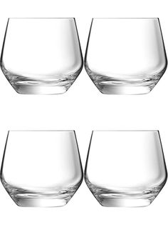 Набор из 4 бокалов Олд фэшн Eclat 7,4х7,4х8,3 см, 350 мл N4318_4 Eclat