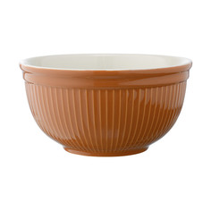 Миска Kamille Soft Ripples, 3,9 л, карамельная No Brand