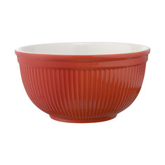Миска Kamille Soft Ripples, 3 л, красная No Brand