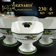 Набор креманок Lenardi Фрукты 230 мл, 6шт К-LD105-77.6.