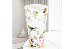 Ваза Elan Gallery Певчие птички, 16,5х12,5х28,5 см 2,4 л
