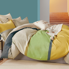 Постельное белье Cleo семейное, наволочки 50х70 и 70х70