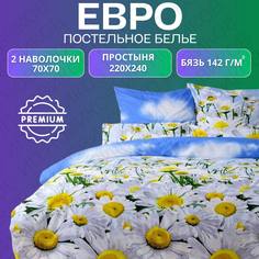 Комплект постельного белья Шуйские ситцы евро бязь 7381-1