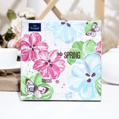 Бумажные салфетки Art Bouguet Hello Весна 2 3 слоя 33 х 33 см, 20 шт