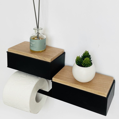 Держатель для туалетной бумаги Molinardi Creativo с двумя ящиками П3В-СЧ
