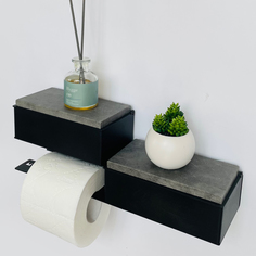 Держатель для туалетной бумаги Molinardi Creativo с двумя ящиками