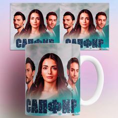 Кружка сериал Сапфир Озге Ягыз Бурак Беркай Акгюль и Ильхан Шен 330 мл No Brand