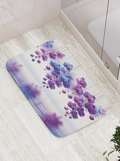 Коврик для ванной и туалета мягкий JoyArty Орхидеи в цвету, bath_sd1102
