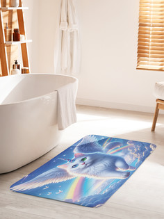 Коврик для ванной туалета JoyArty Мифический кот, bath_429909_60x100