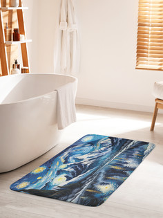 Коврик для ванной туалета JoyArty Ночь в горах, bath_sd1058_60x100