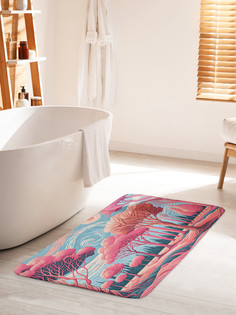 Коврик для ванной туалета JoyArty Розовый лес, bath_sd1429_60x100