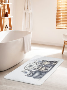 Коврик для ванной туалета JoyArty Ловец котов, bath_sd1168_60x100