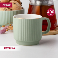 Кружка APOLLO фарфор 400 мл Matt 400 мл мятный MAT-400-M