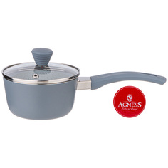 Ковш Agness арктик soft touch 600 мл 12х6 см KSG-906-250