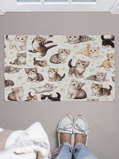 Коврик придверный JoyArty Котятки, door_429898